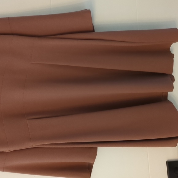 Otto D'Ame Minimalist Career Office Formal A Line Neutral Color dress Size 10 - Picture 3 of 9